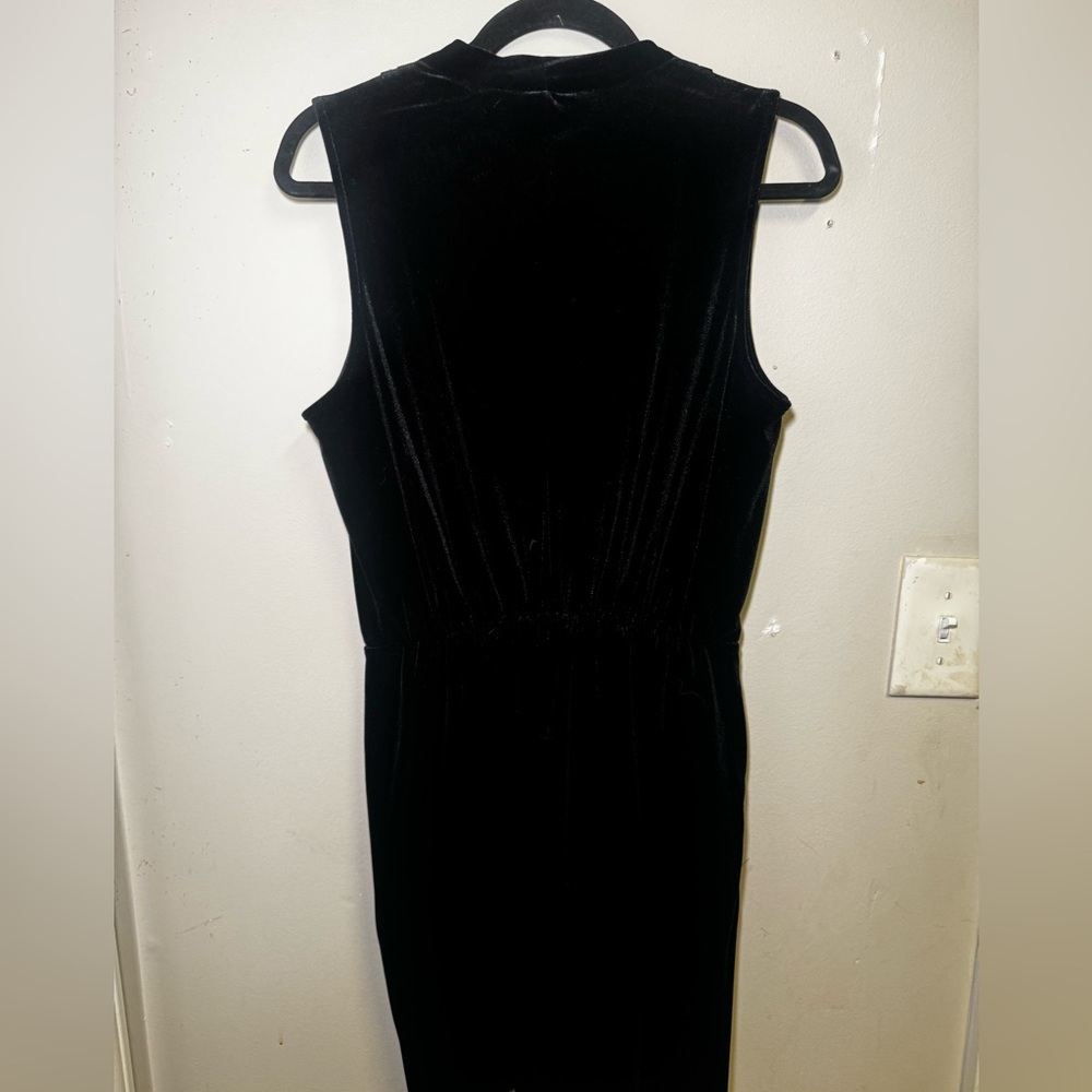 RACHEL Rachel Roy Black Mini Velvet Dress - Picture 5 of 6